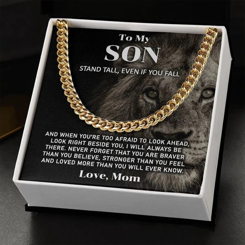 To My Son Necklace